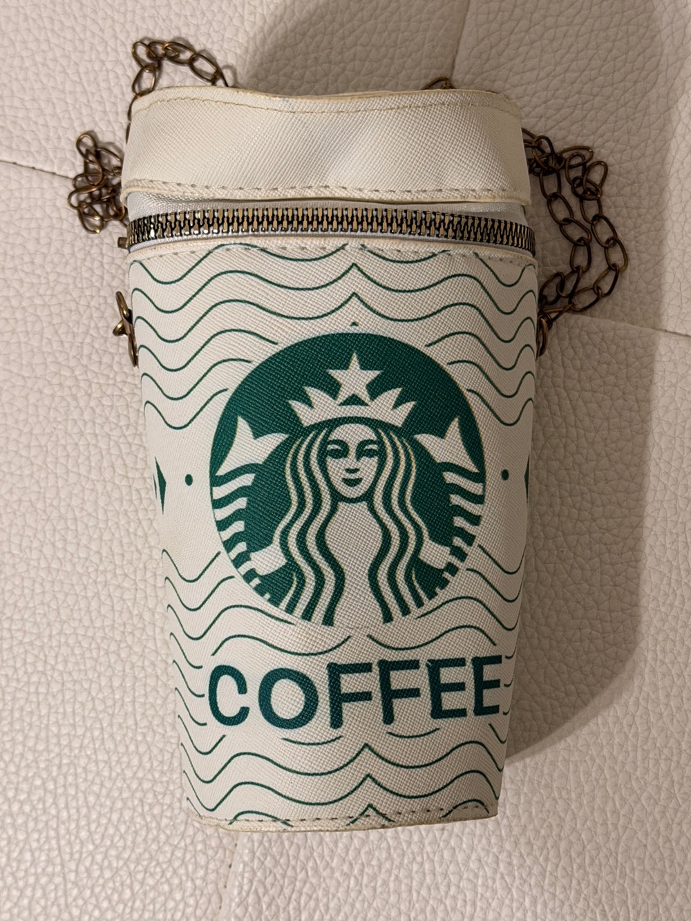 Starbucks Green & White Coffee Logo Crossbody Bag